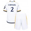 Real Madrid Daniel Carvajal #2 Heimtrikot 2023-24 Kurzarm (+ kurze hosen)